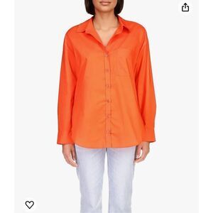 NWT Sanctuary Slit Back Tunic Red Orange 2X